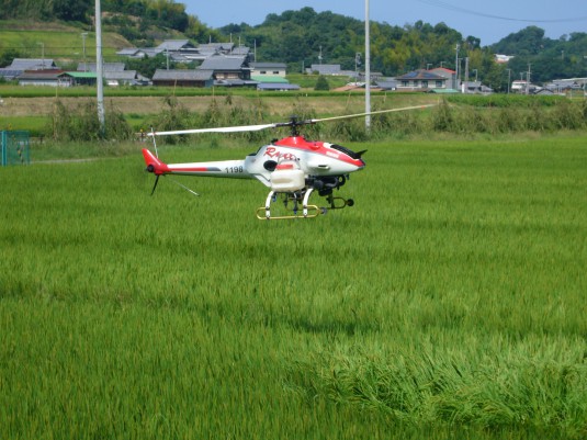 ヘリ防除②